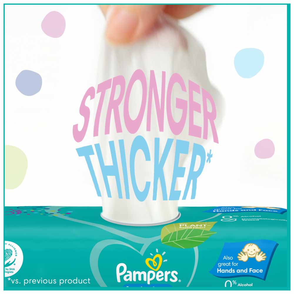 Pampers Fresh Clean Scented Baby Wipes 52 Pack   Image 5