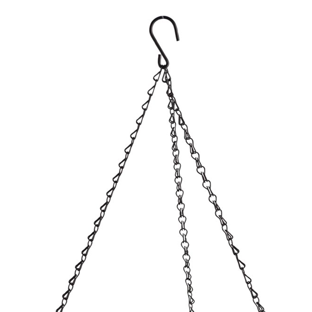 Wilko 35cm Black Hanging Basket Image 6