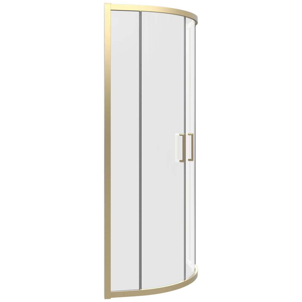Bathstore Atlantis 2 Door Brushed Brass Quadrant Shower Enclosure 900mm Image 3