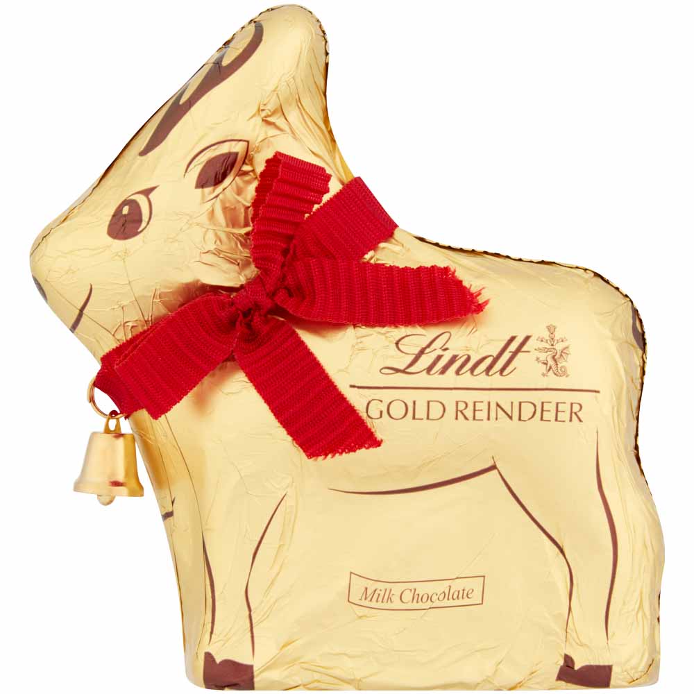 Lindt Milk Chocolate Reindeer 100g Image 1