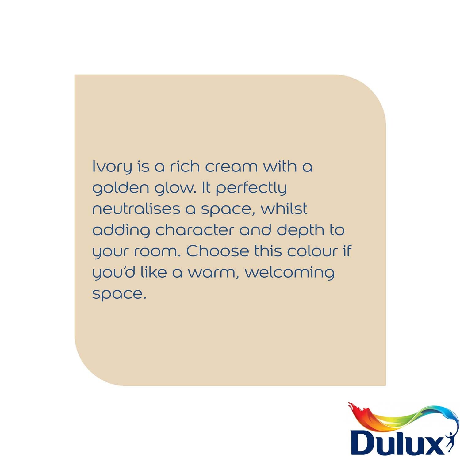 Dulux Colour Tester - Ivory Image 3