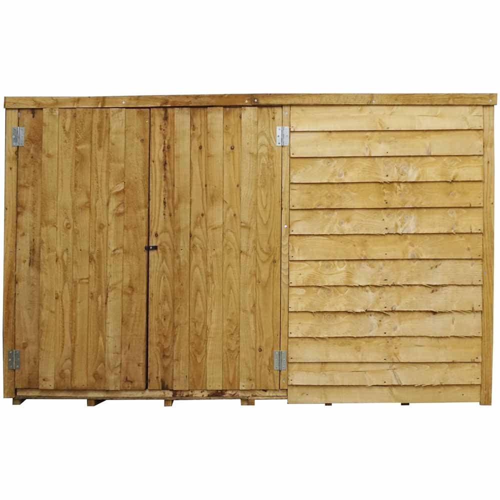 Mercia 3 x 6ft Overlap Pent Bike Storage Shed Image 4