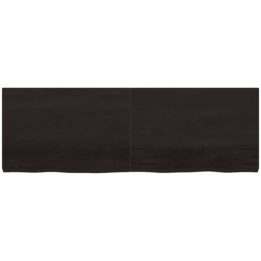vidaXL 180cm Dark Brown Foldable Floating Wall Shelf Image 3