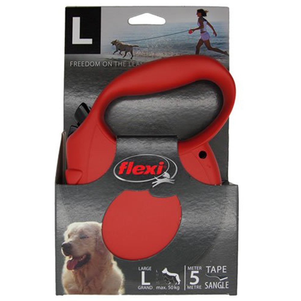 Single Flexi Large Dogs Retractable Tap Lead 5m in Assorted styles Image 4