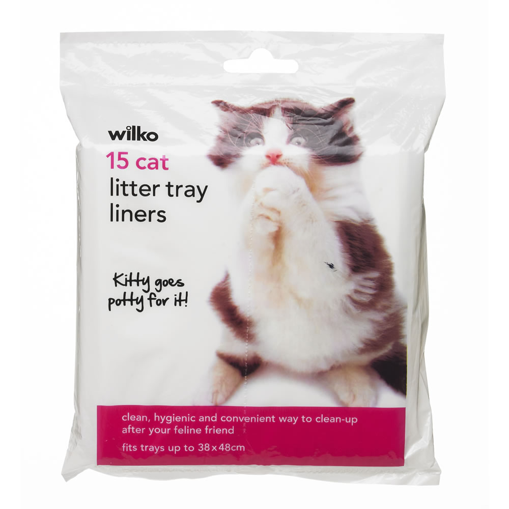 Wilko Cat Litter Tray Liners 15pk Wilko
