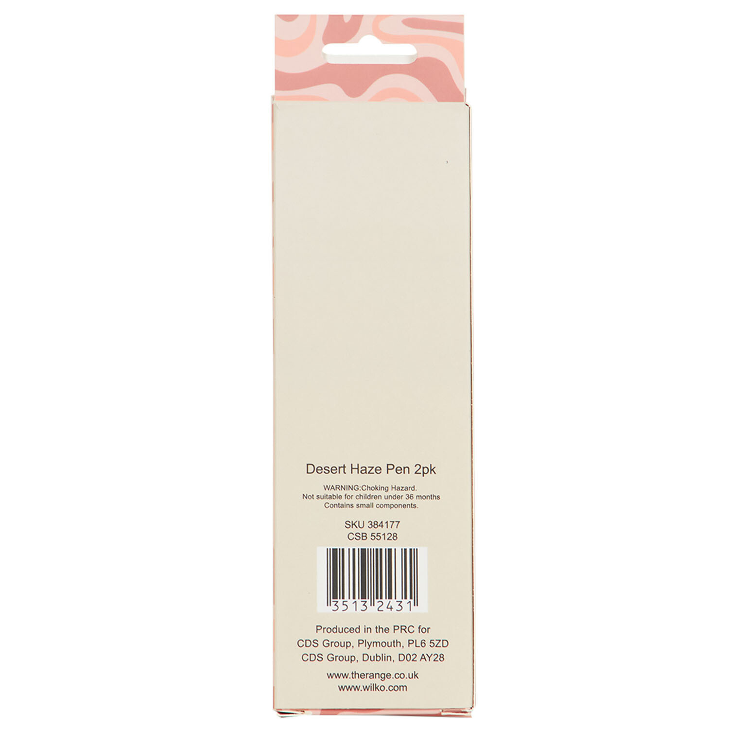 Pack of 2 Desert Haze Ballpoint Pens - Pink and Blue Image 2