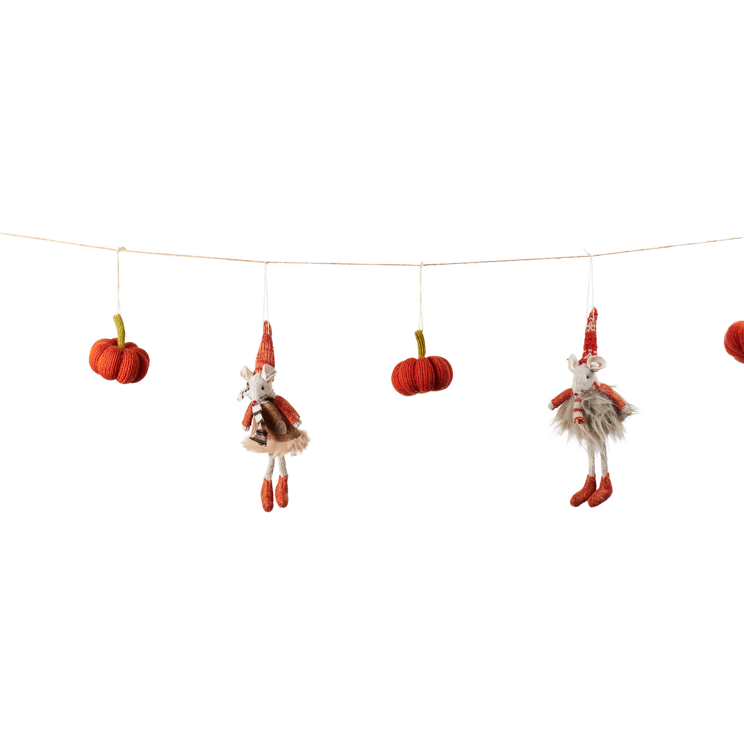 Autumnal Mice Garland - Orange Image 1