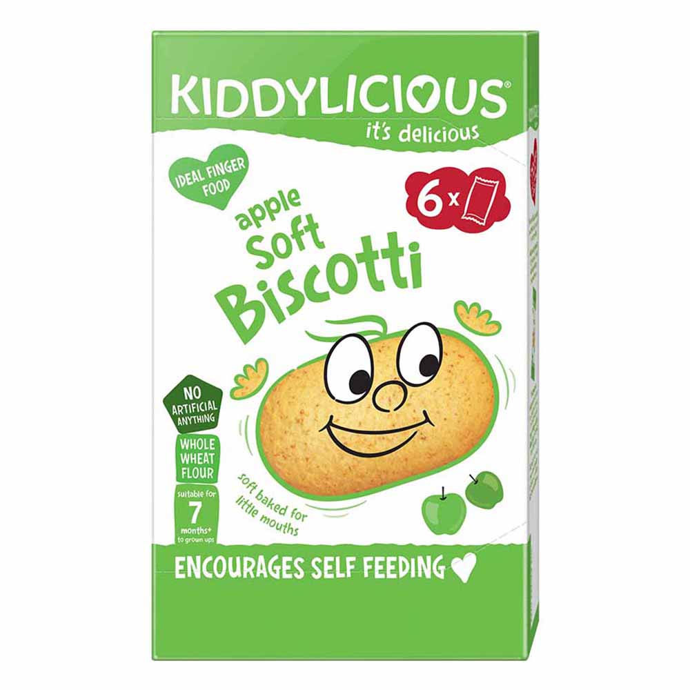 Kiddylicious Soft Biscotti Apple 6 x 132g Image 3