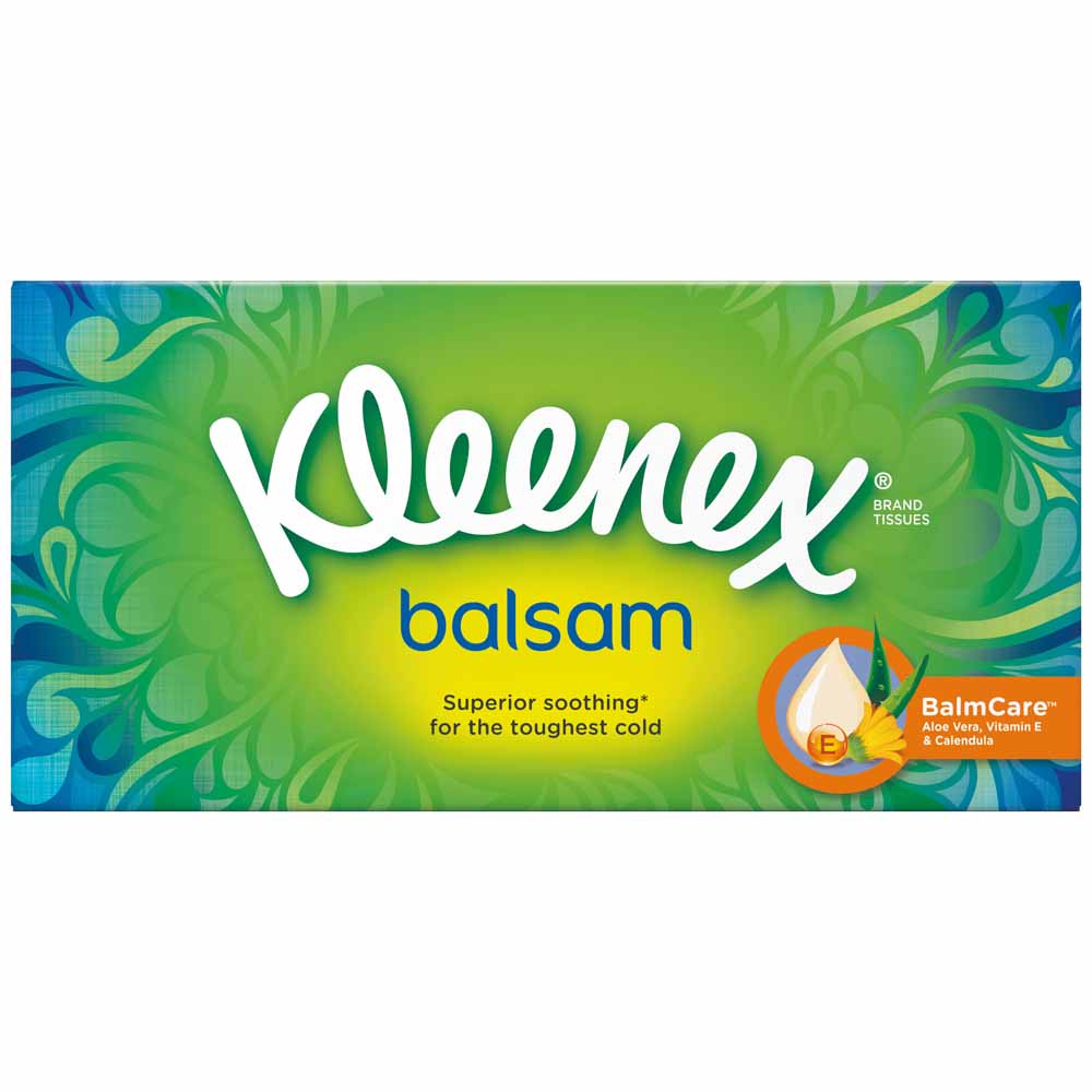 Kleenex Balsam Tissues 64 Sheets 3 Ply Image