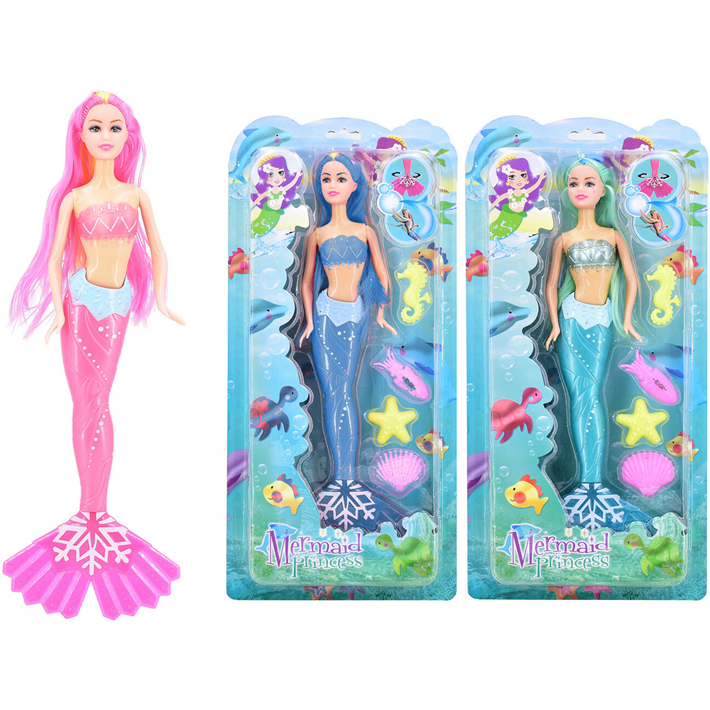 Single Mermaid Princess Doll in Assorted styles Image 2