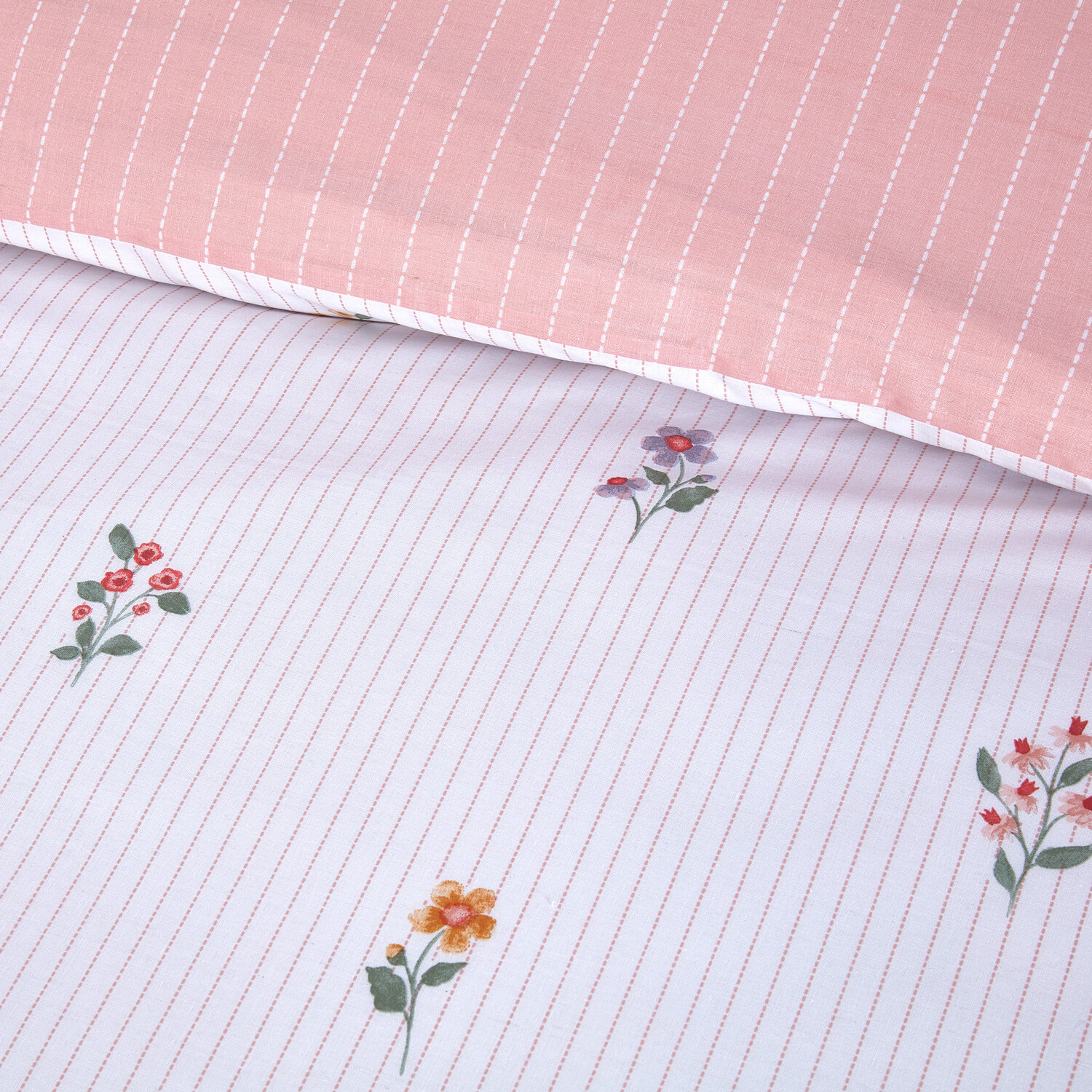 Posie Duvet Set Blush Single Image 4