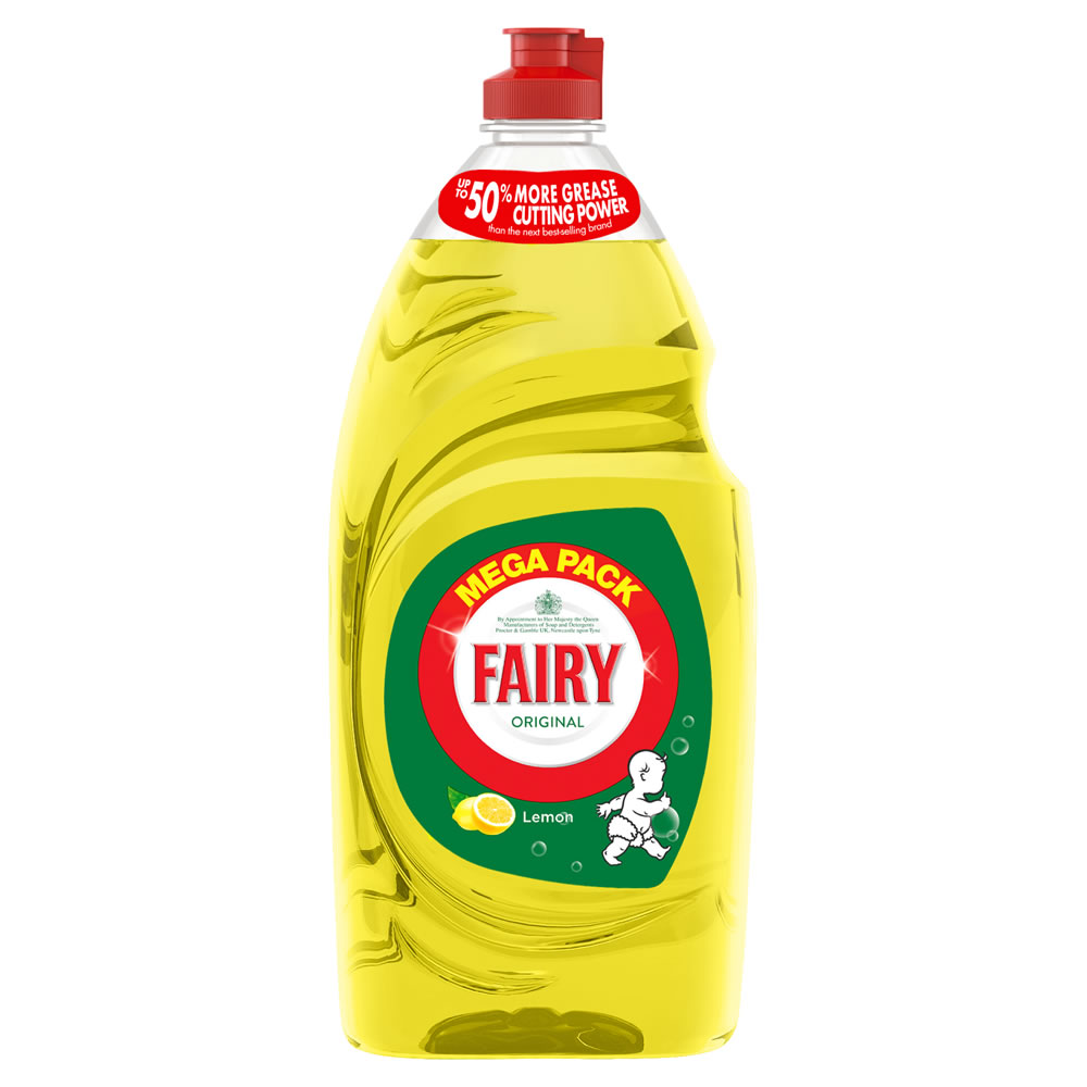 Fairy Lemon Washing Up Liquid 1L Image