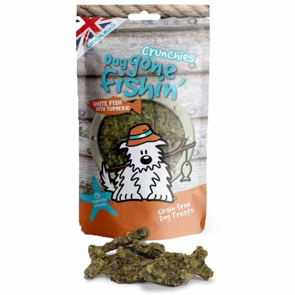 Dog Gone Fishin' White Fish with Turmeric Crunchies Dog Treats Image