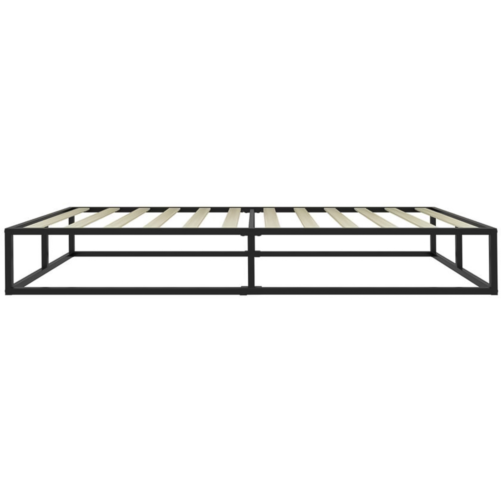 Soho Single Black Metal Platform Bed Frame Image 4