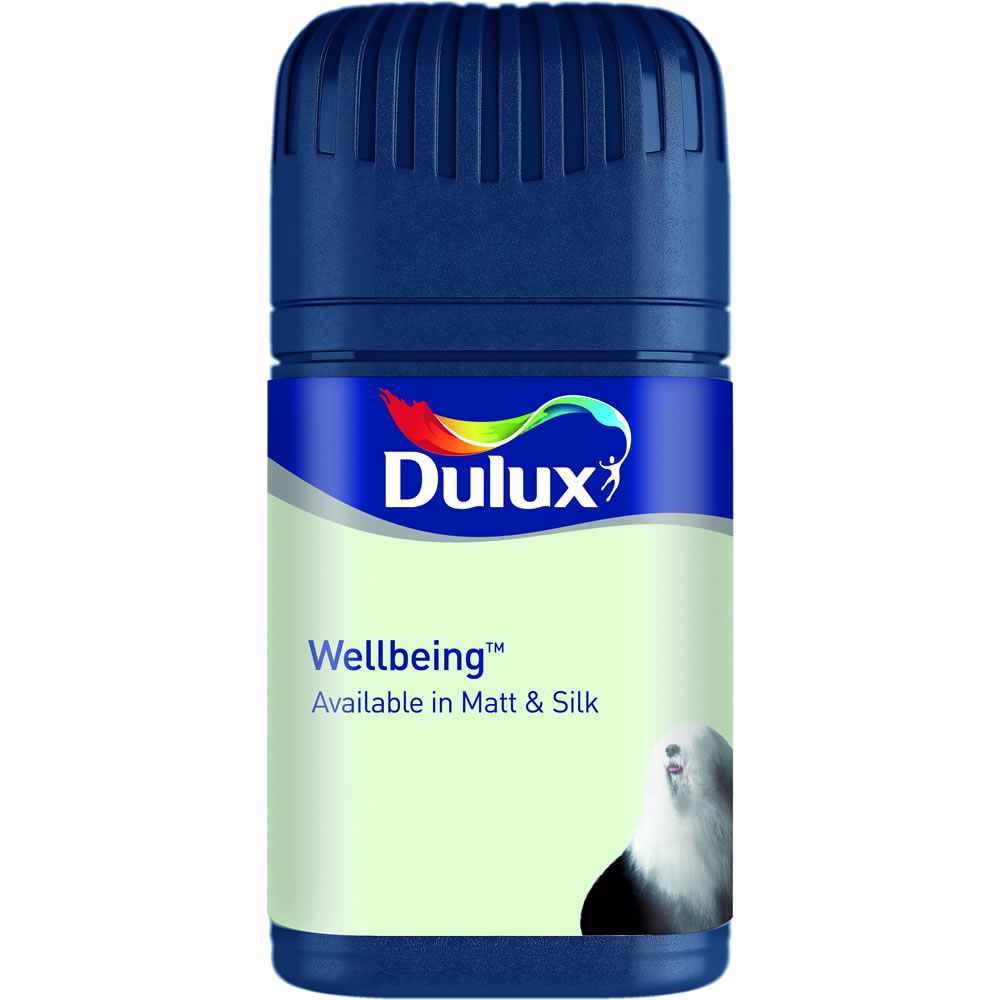 Dulux Matt Emulsion Paint Tester Pot              Wellbeing 50ml Image 1
