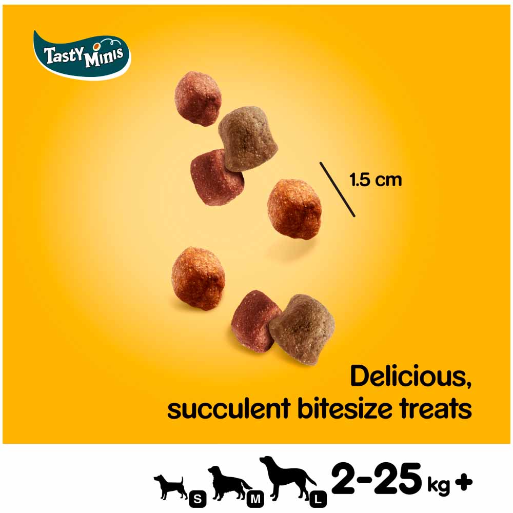 PEDIGREE Tasty Minis Dog Treats Chewy Cubes with Chicken and Duck 130g Image 9