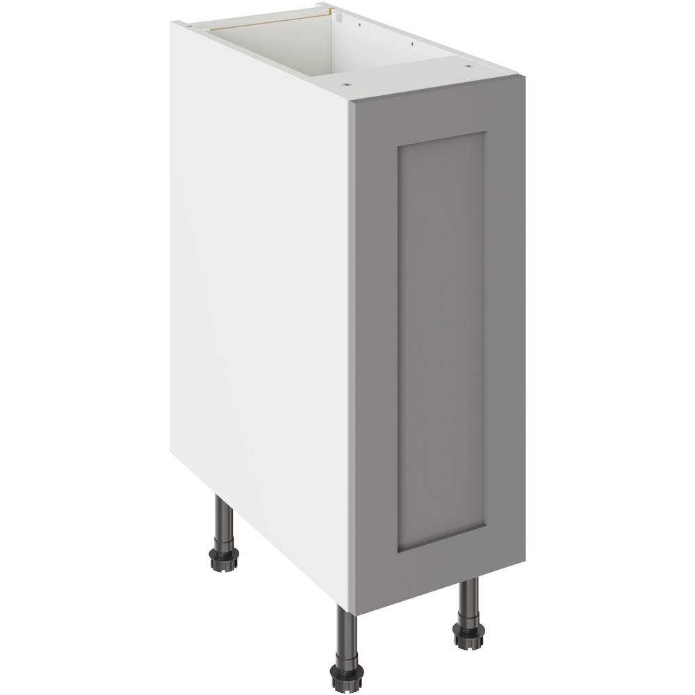 Kitchen Kit Shaker Matt Dust Grey Base Kitchen Cabinet Flatpack 300mm Image 1