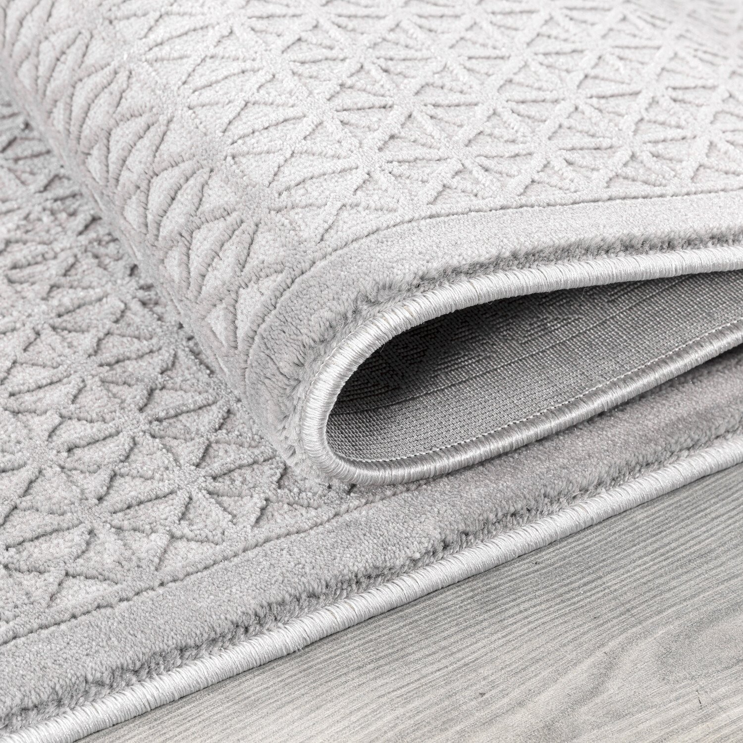 Eden Mosaic Rug - Grey / 160cm Image 3