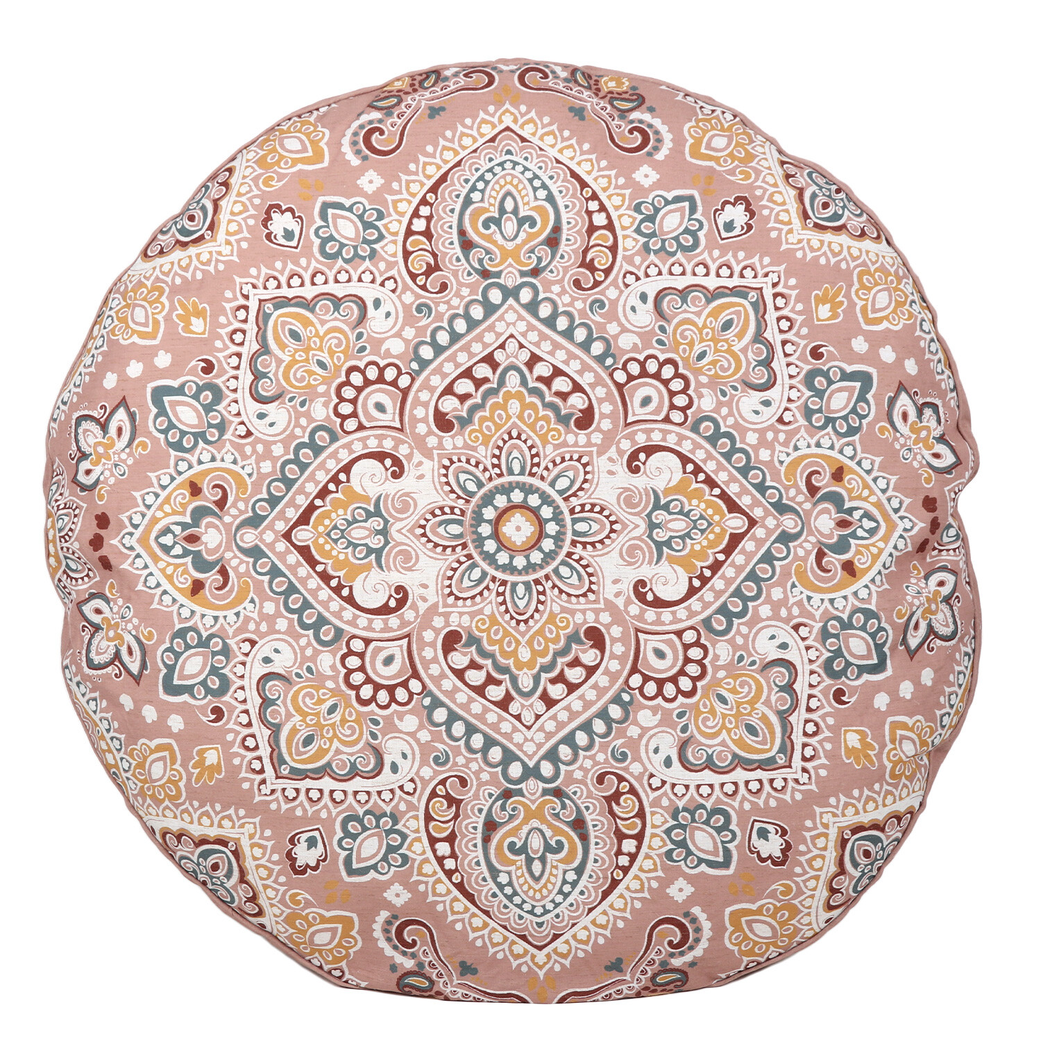 Indira Floor Cushion Terracotta 80cm Image 1