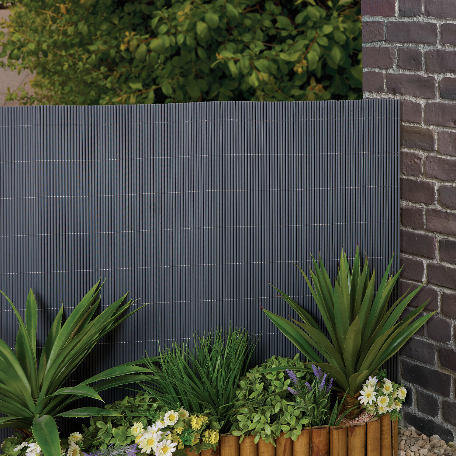 PVC Screening Dark Grey Image 3