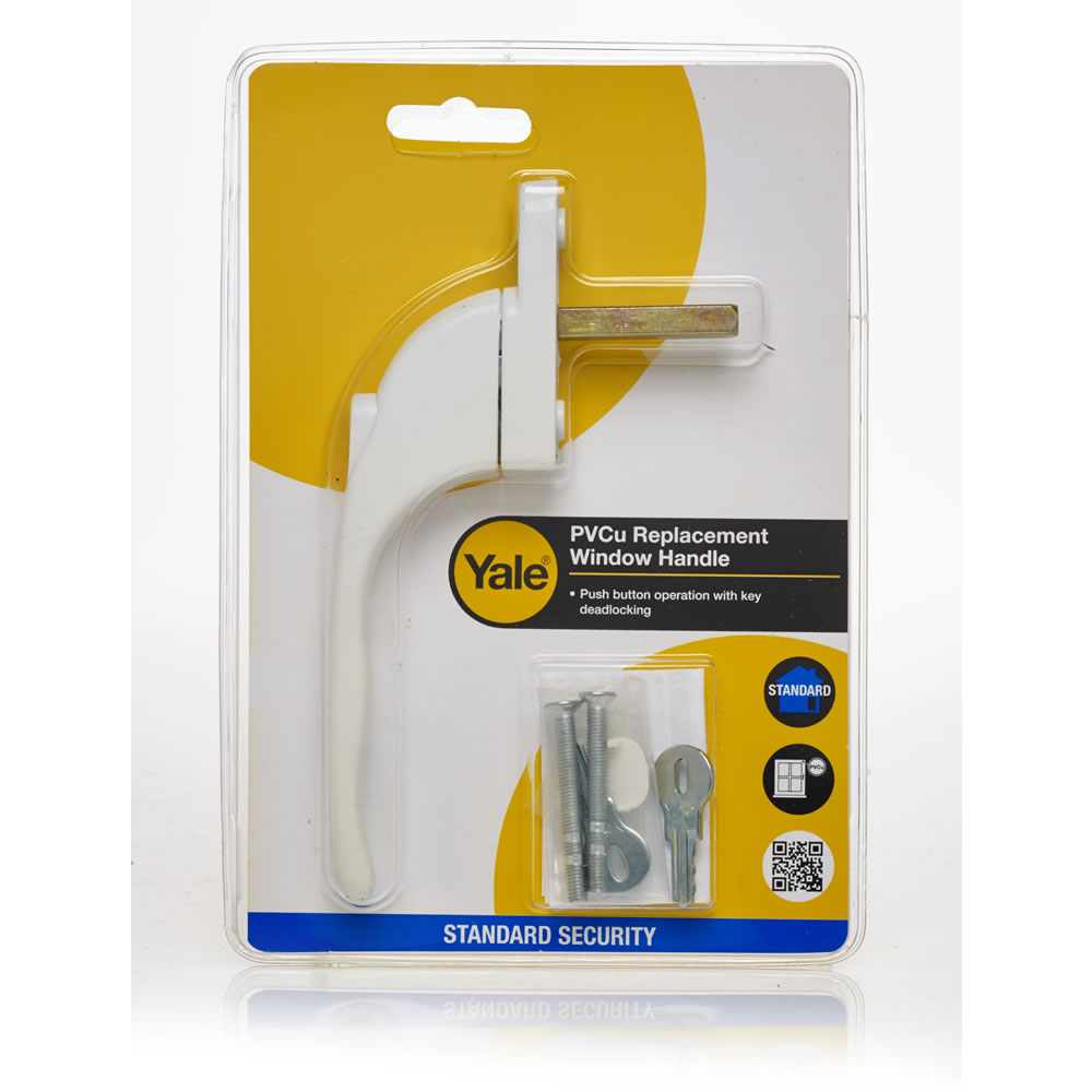 Yale Replacement Window Handle PVCu White Image