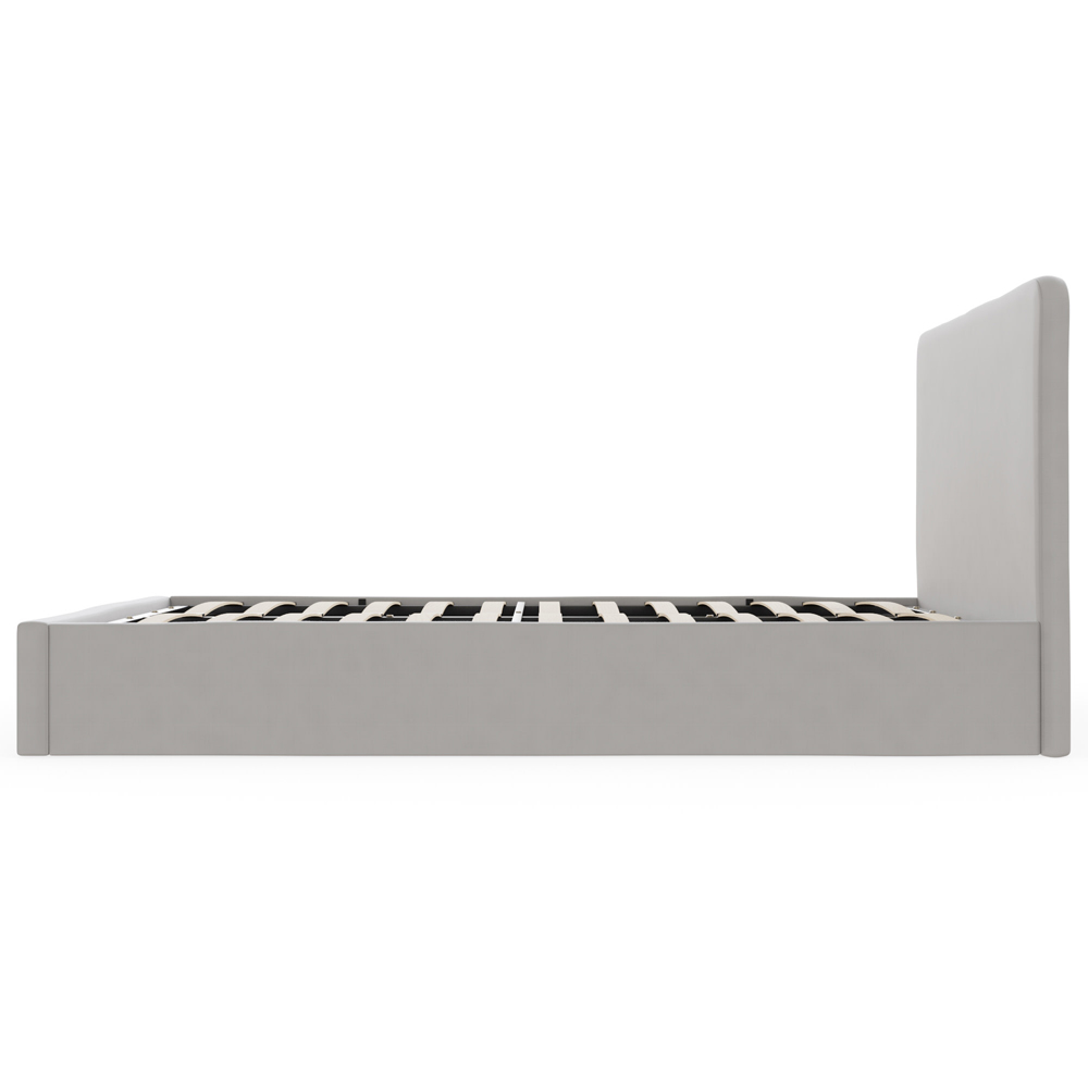 GFW Chiswick King Size Soft Grey Ottoman Bed Image 4