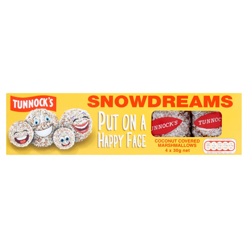 Tunnocks Marshmallow Snowballs 4pk Image