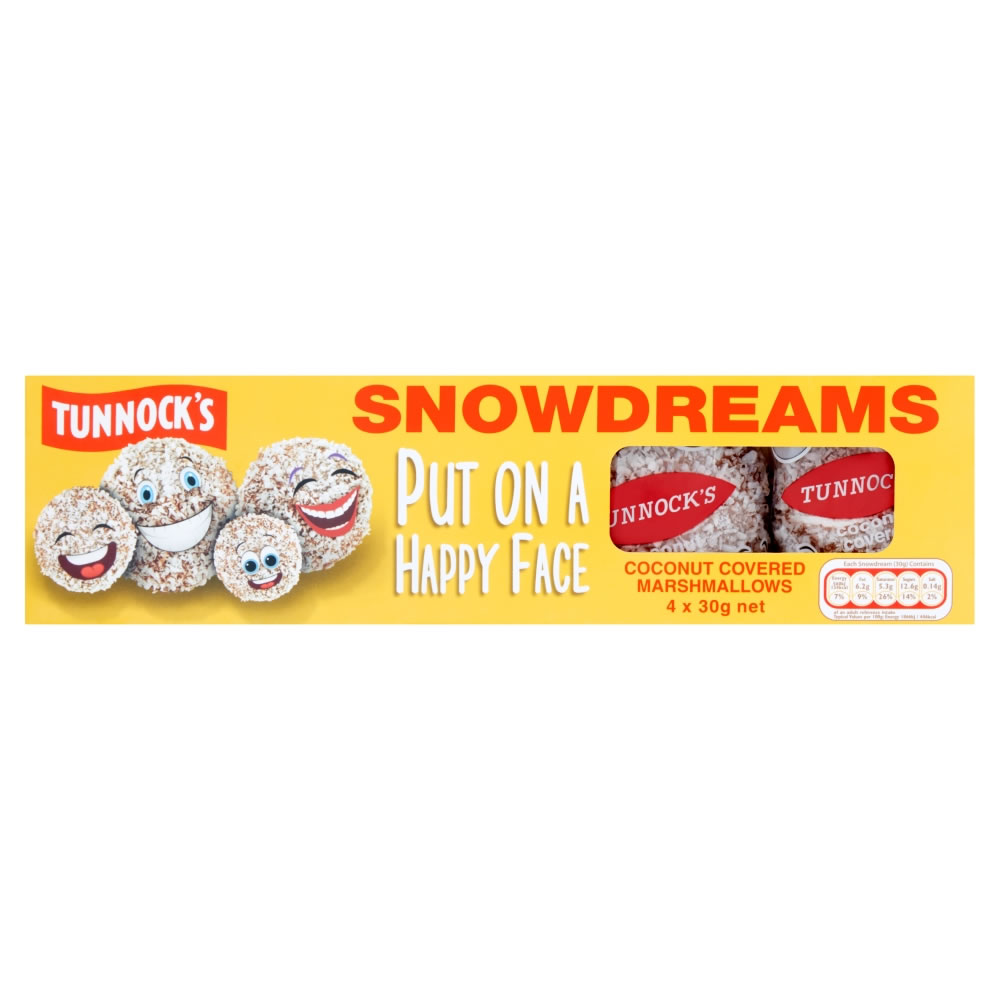 Tunnocks Marshmallow Snowballs 4pk Wilko