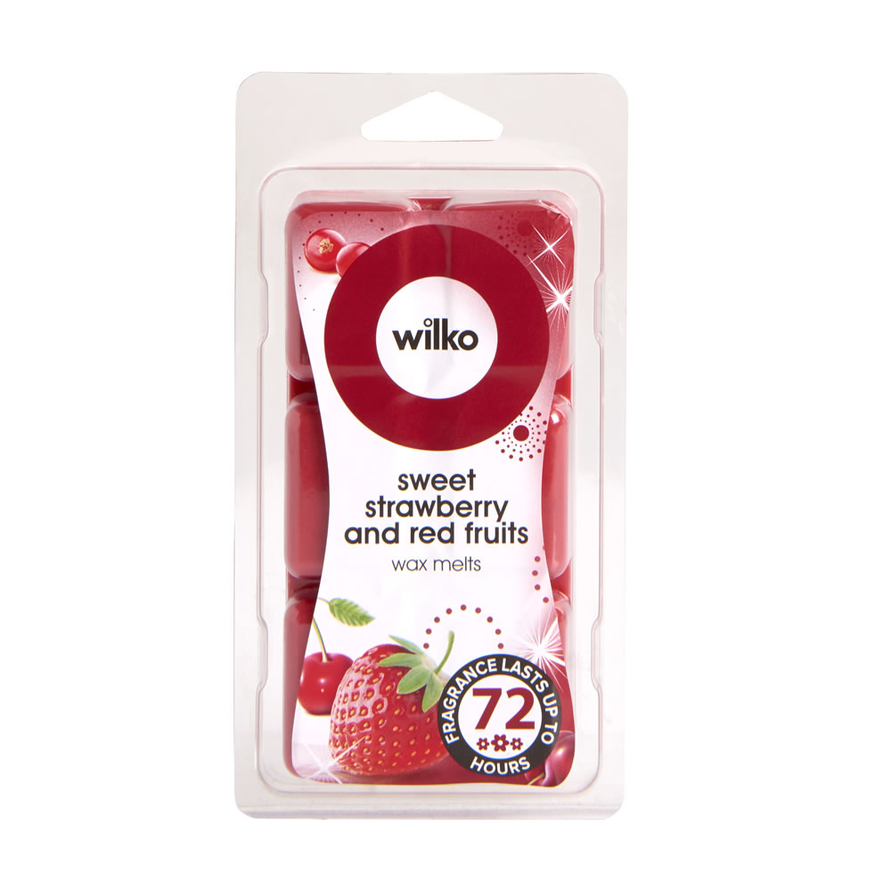 Wilko Red Berries Wax Melts 6 pack Image