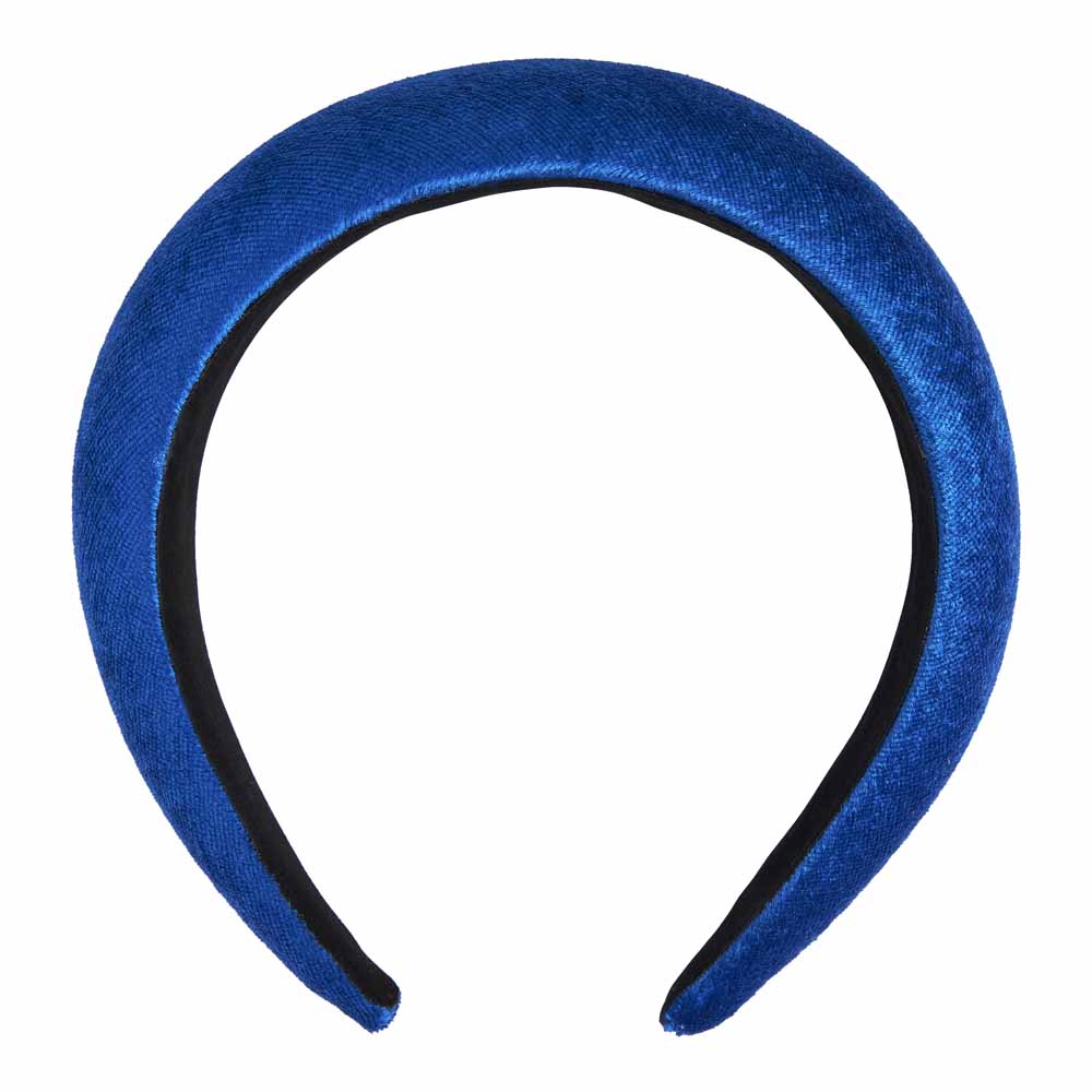 Bright Blue Padded Head Band Image 1