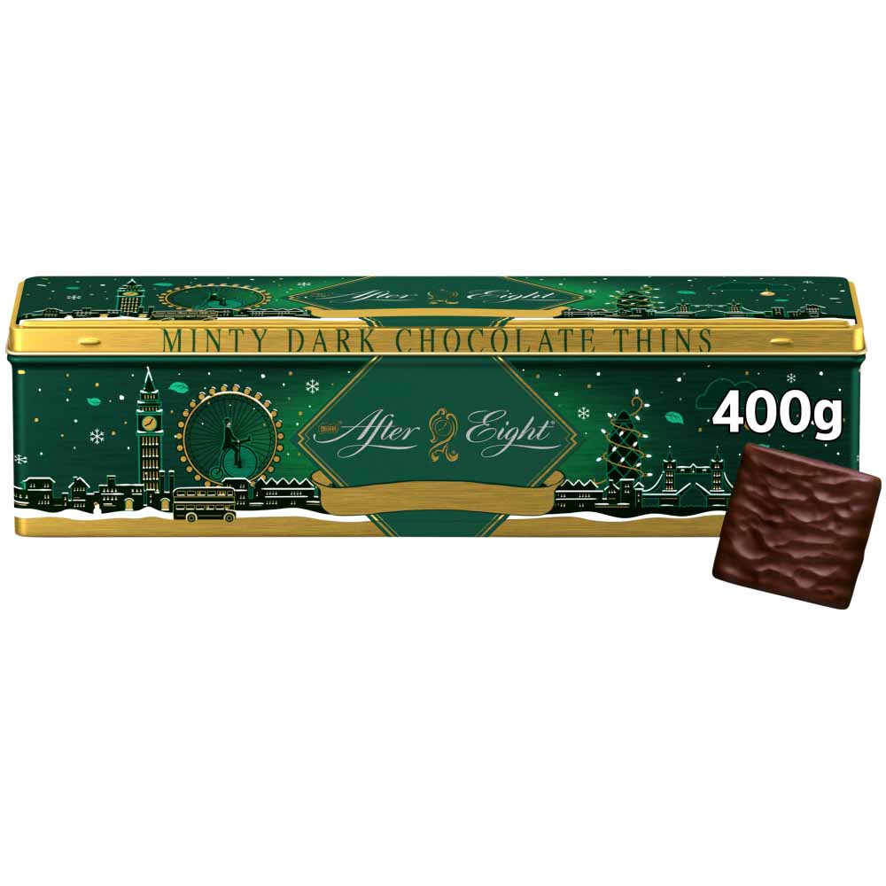 After Eight Dark Chocolate Mint Gift Tin 400g Image 1