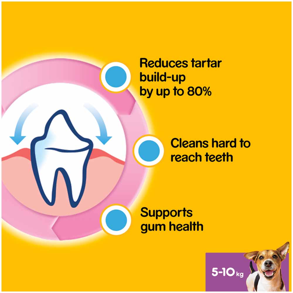 Pedigree 7 Pack Dentastix Daily Adult Small Dog Treats Dental Sticks 110g Image 8