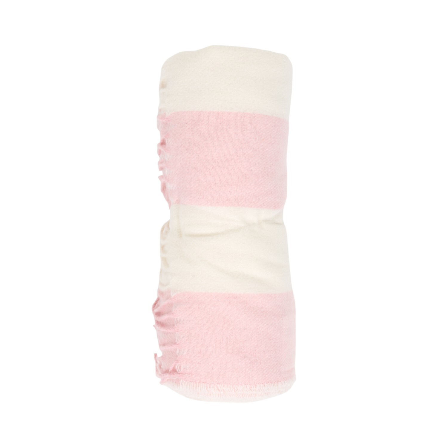 Portland Stripe Throw Pink Image 2