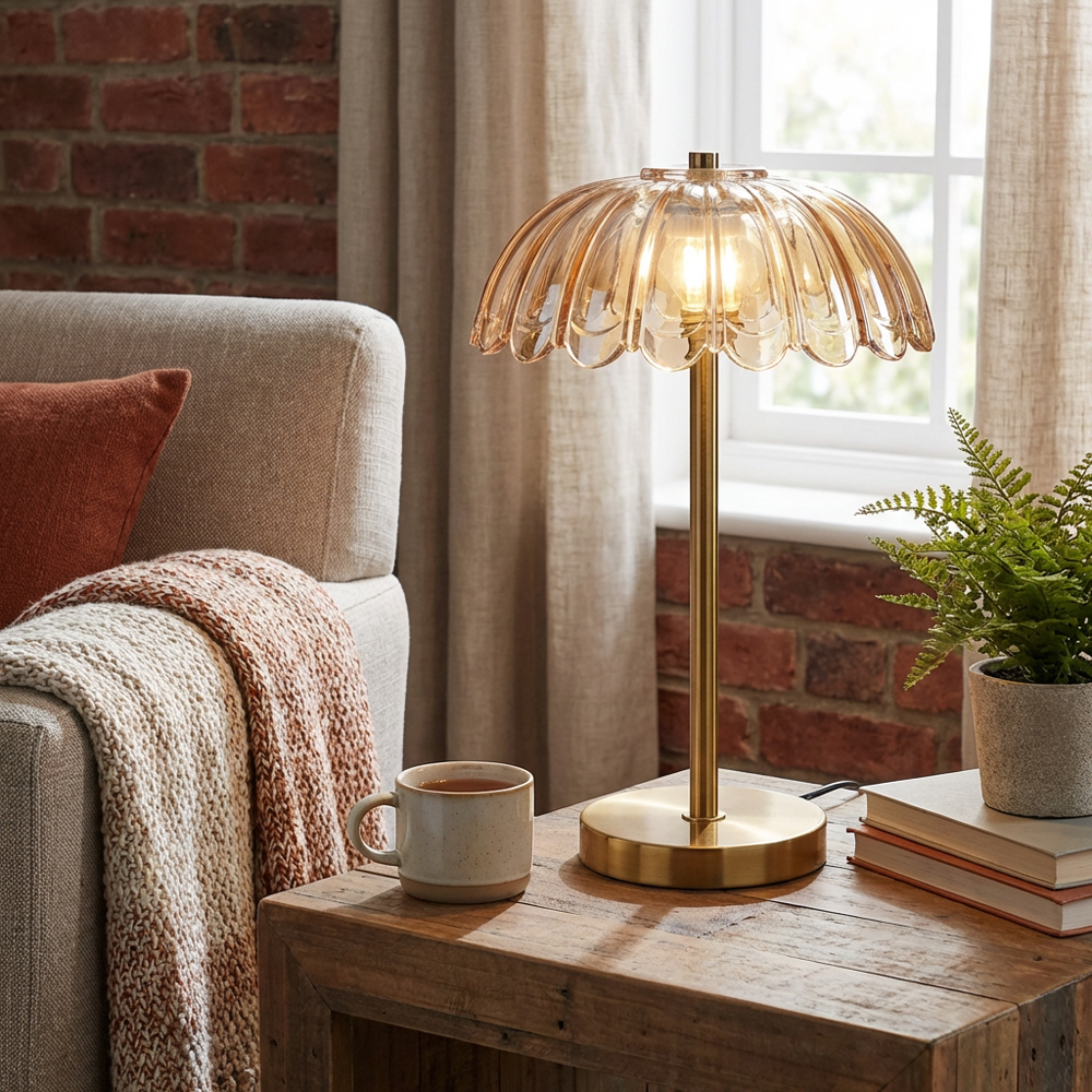 Posey Floral Table Lamp Image 6