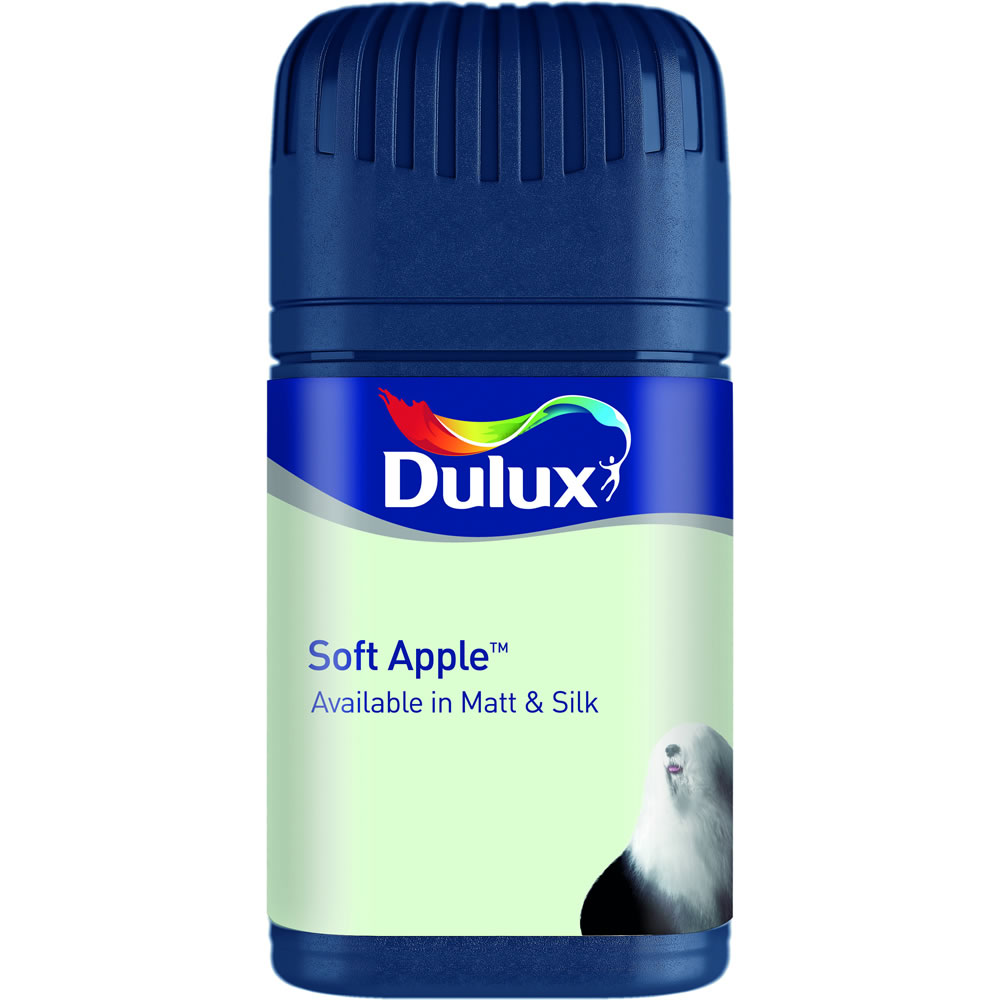 Dulux Matt Emulsion Paint Tester Pot Soft Apple 50ml Wilko