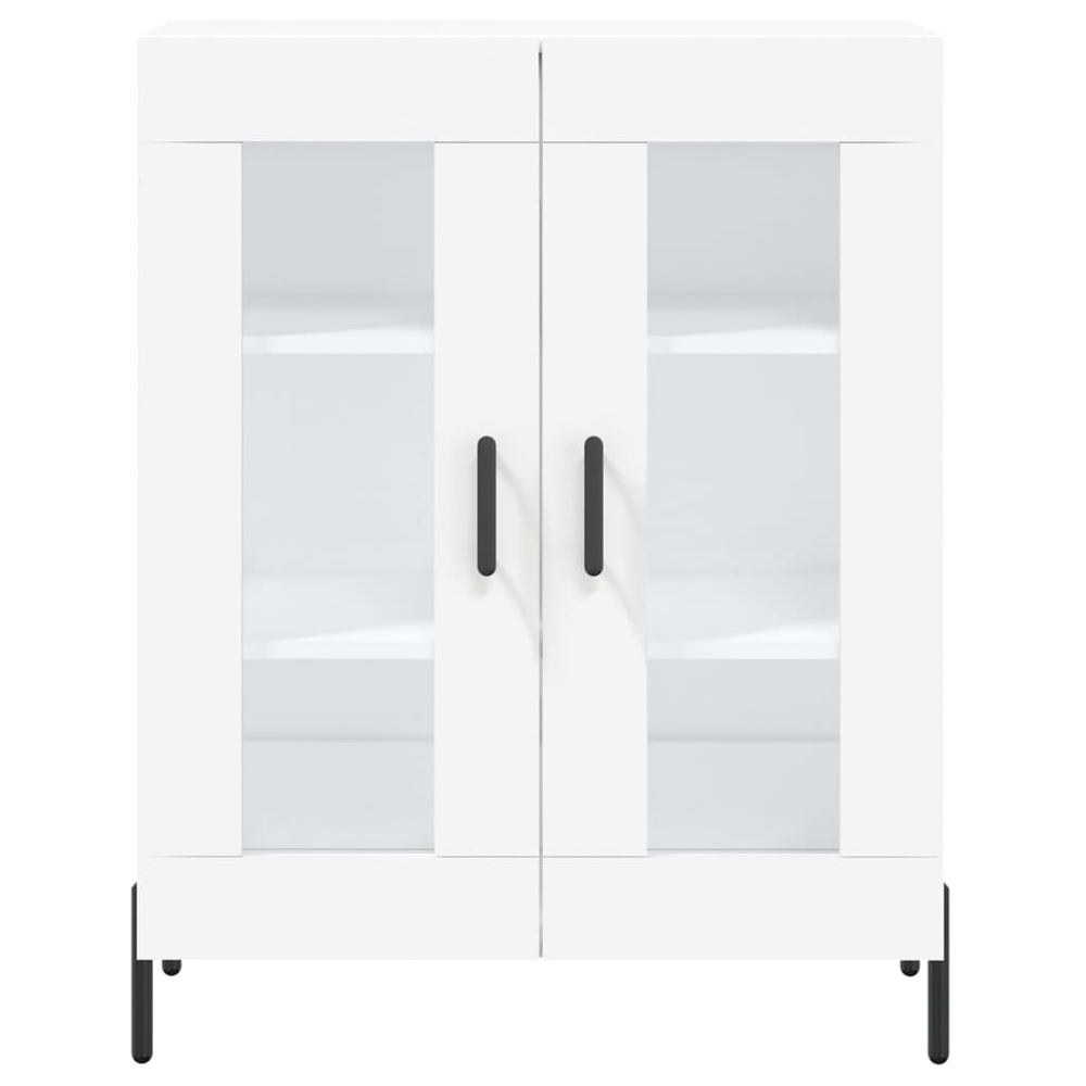vidaXL 4 Door White Highboard Image 8