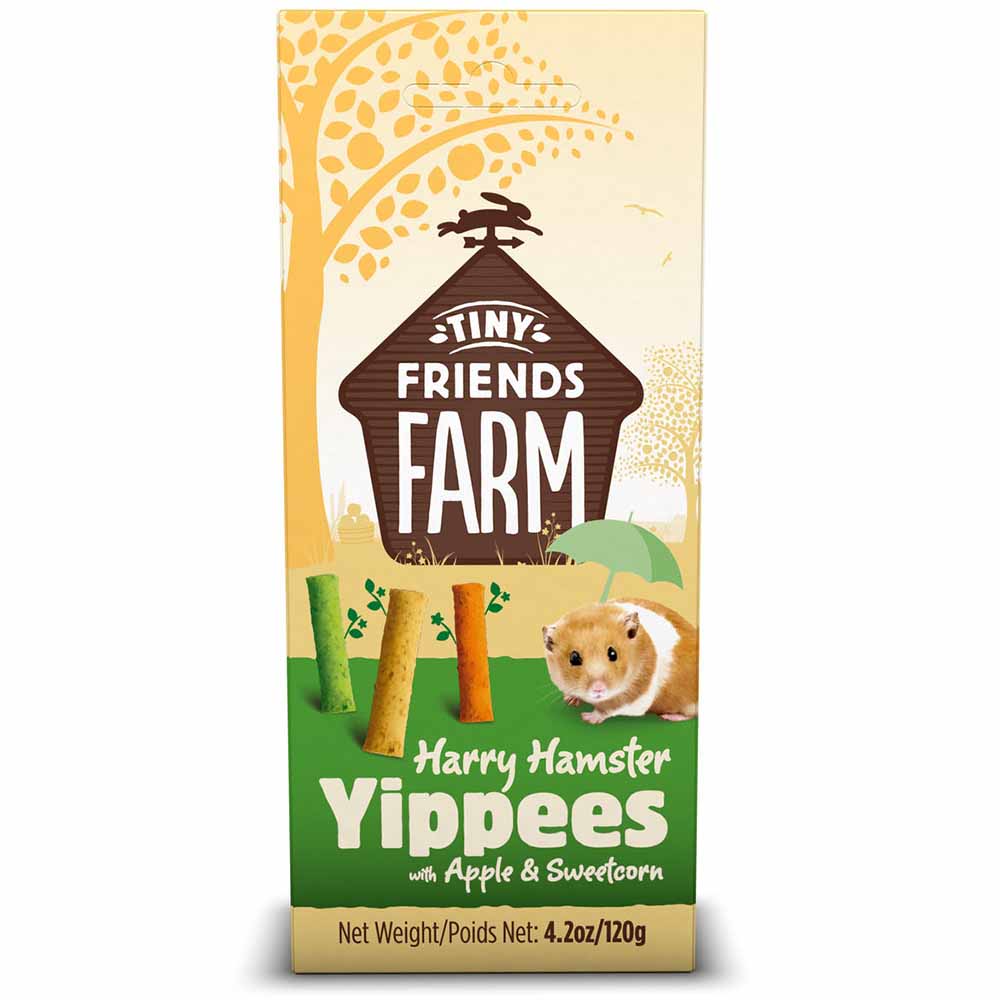 Supreme Tiny Friends Farm Harry Hamster Yippees Food 120g  - wilko