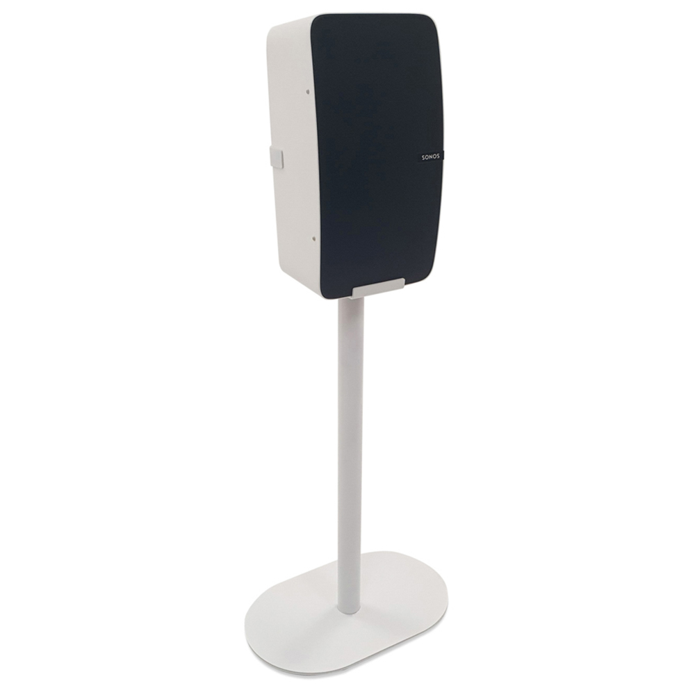 AVF White Sonos Five Floor Speaker Stand 2 Pack Image 4
