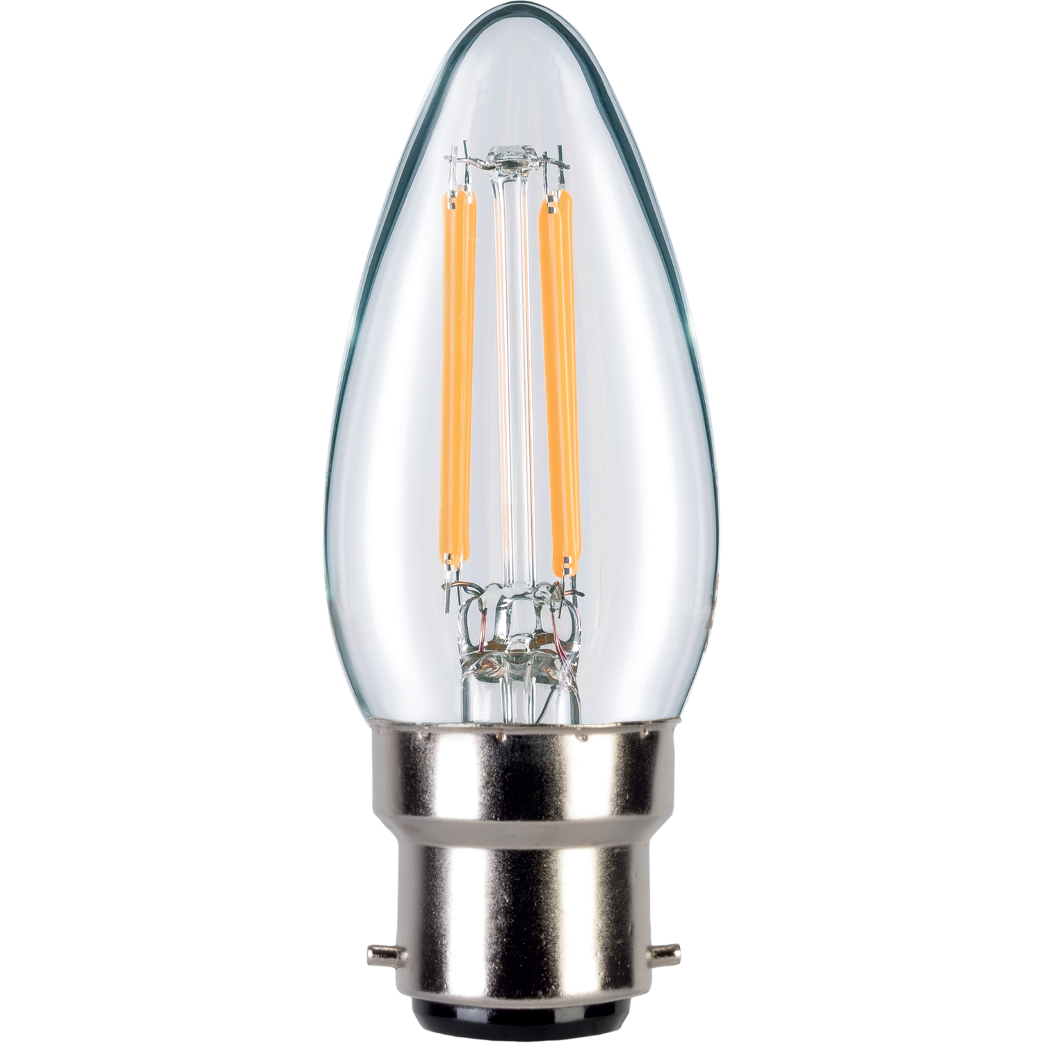 TCP Filament Candle 806L B22 Warm White Dimmable Bulb - Warm White Image 1