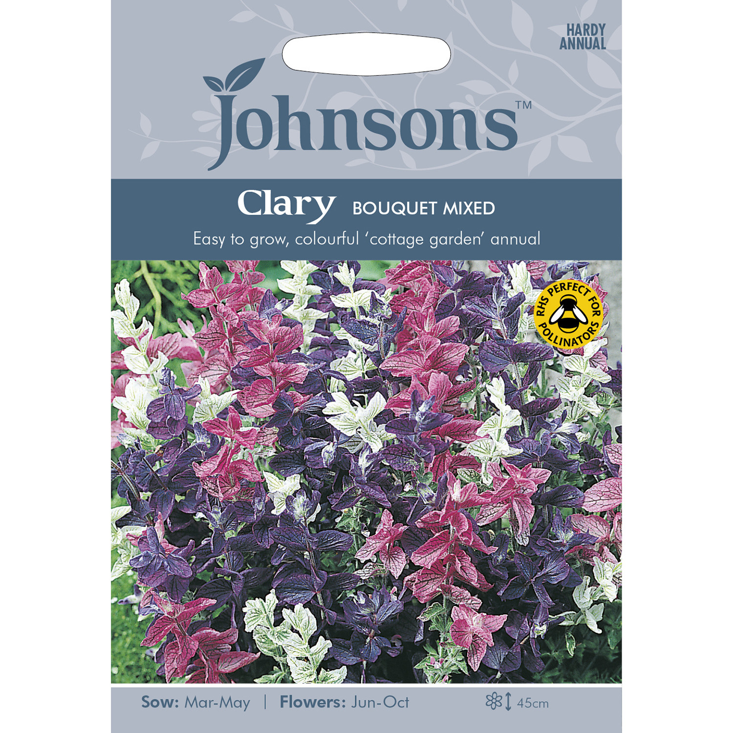Johnsons Clary Bouquet Mixed Flower Seeds Image 2
