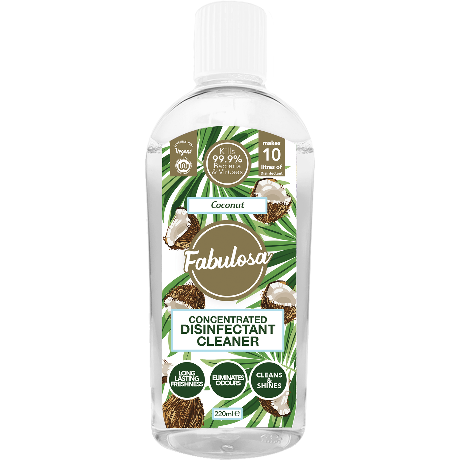 Fabulosa Concentrated Disinfectant Coconut Image 1