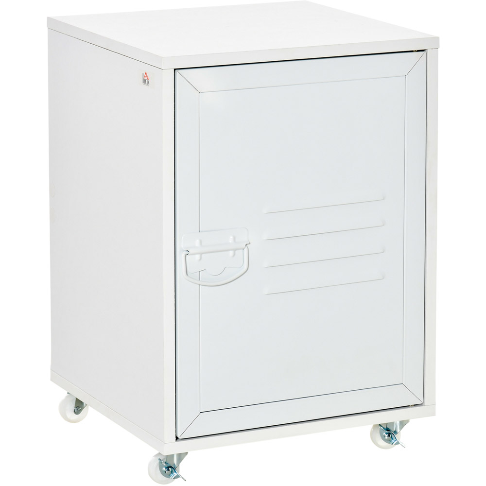 HOMCOM White Office Storage Cabinet Image 2