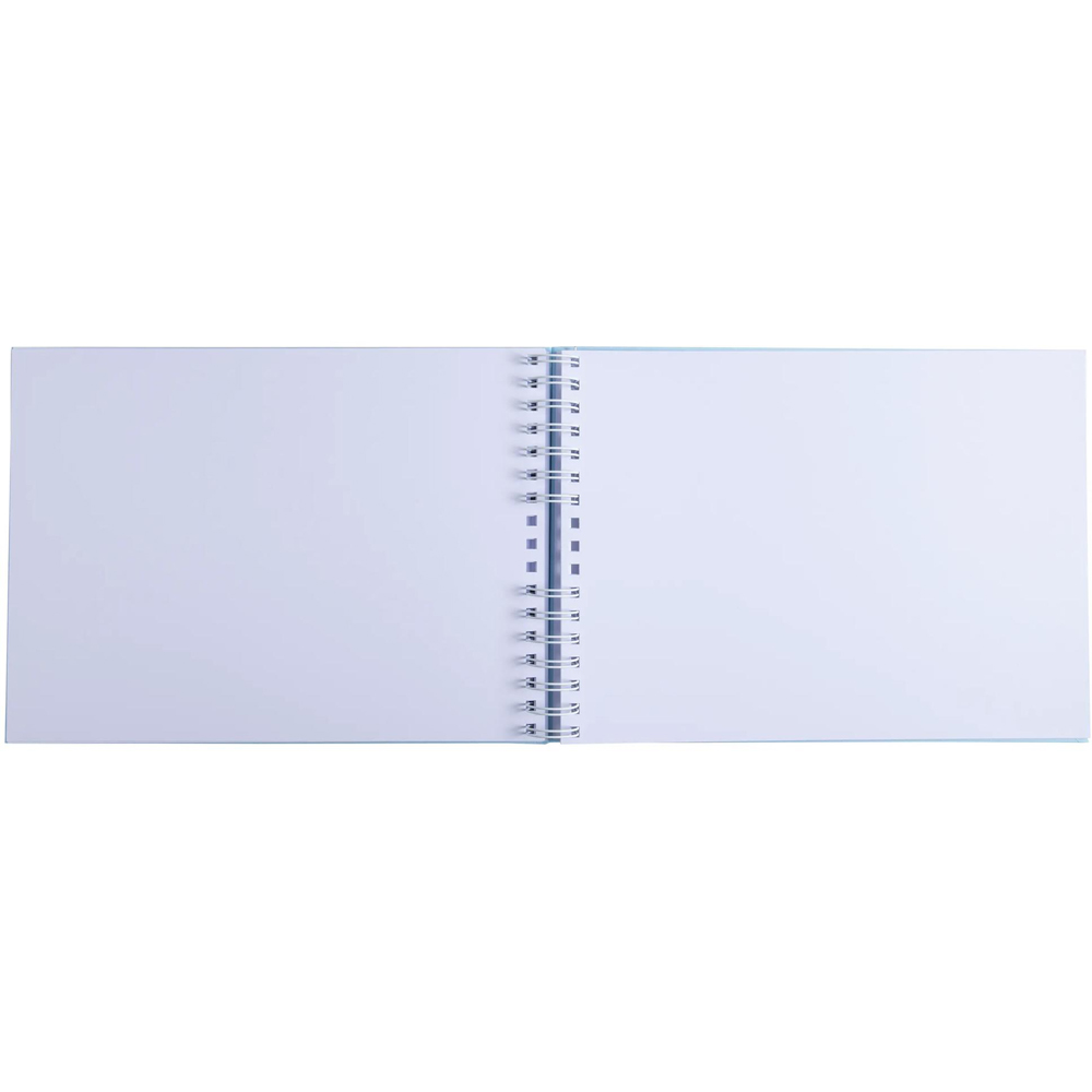 Exacompta Scrap-Addict Pastel Blue Spiral Scrapbook Kit 50 Pages 150 Photos Image 4