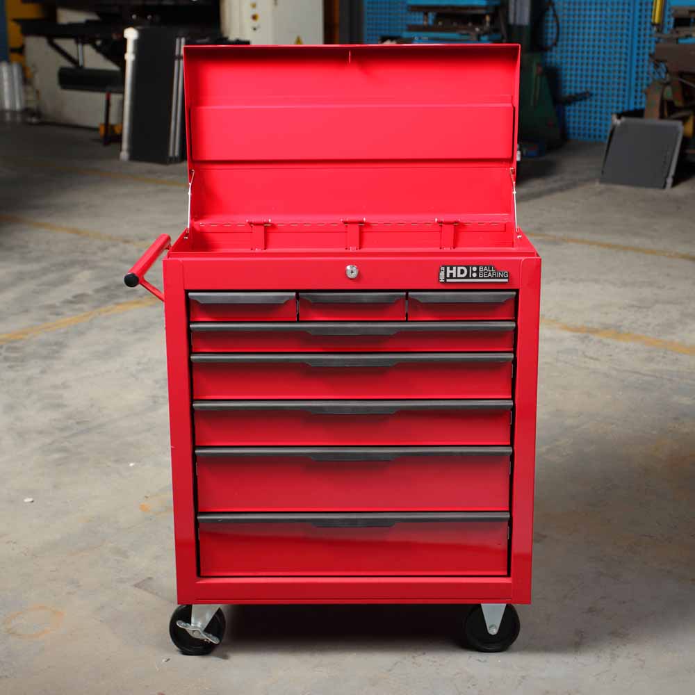 Hilka Heavy Duty 8 Drawer BBS Tool Cabinet with Lid Storage Image 8