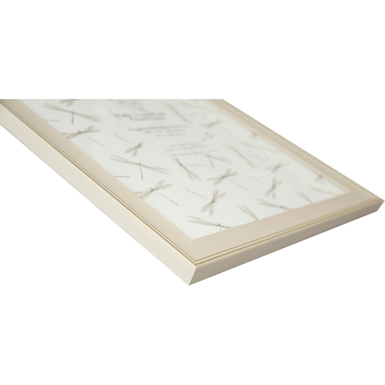 Hallie Neutral Gold Edged Frame Neutral 16 x 12in Image 3