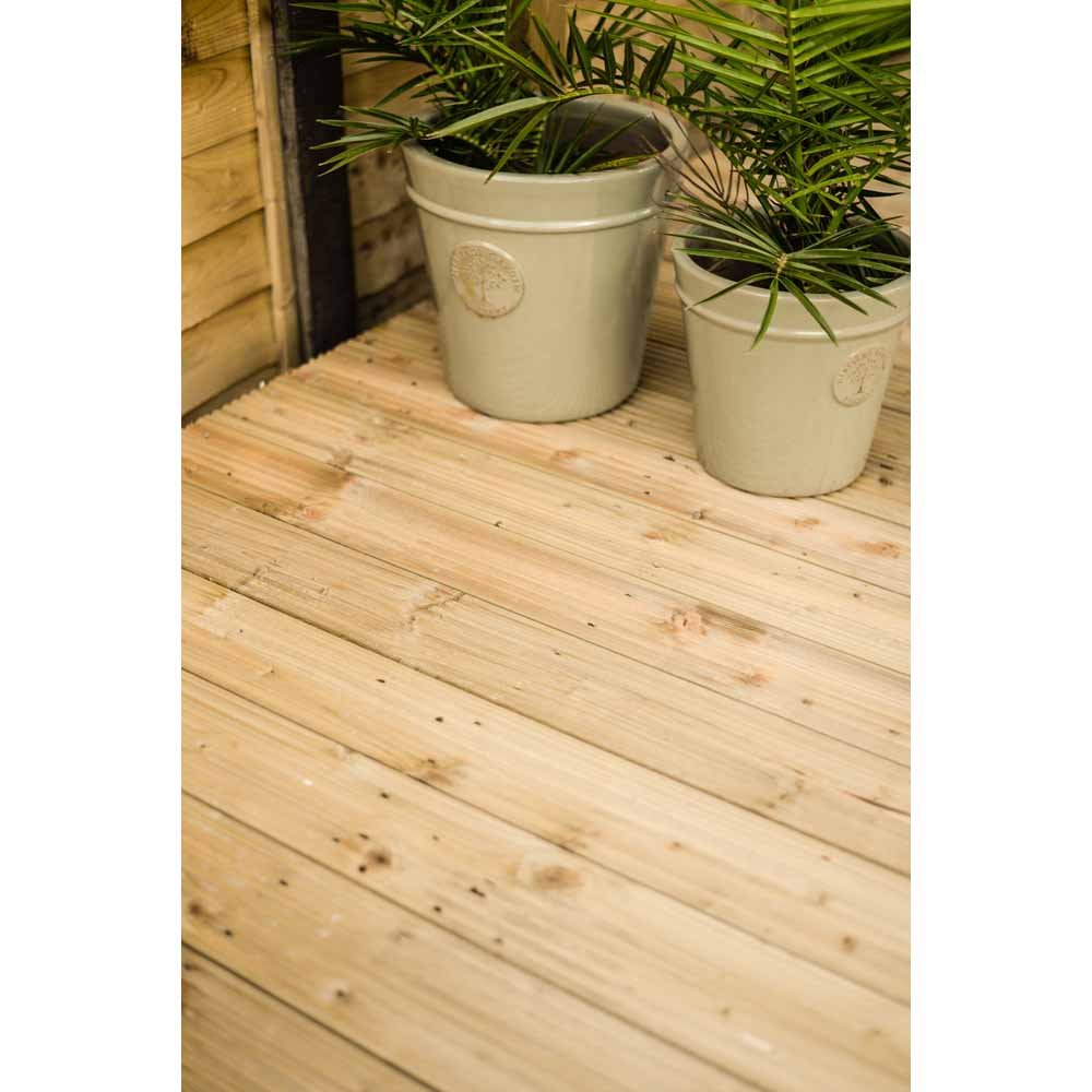Forest Garden 2.4m 5 Pack Patio Deck Board Image 3