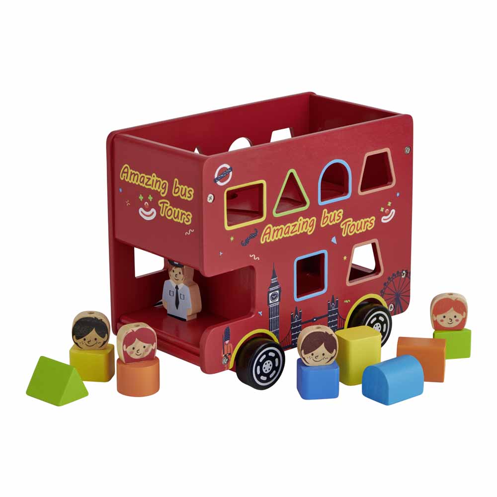 Wilko Little Steps Shape Sorter Bus Wilko