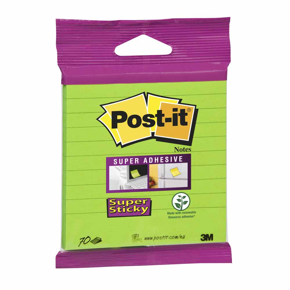 Post-it Super Sticky Notes 70 Sheets Image 1
