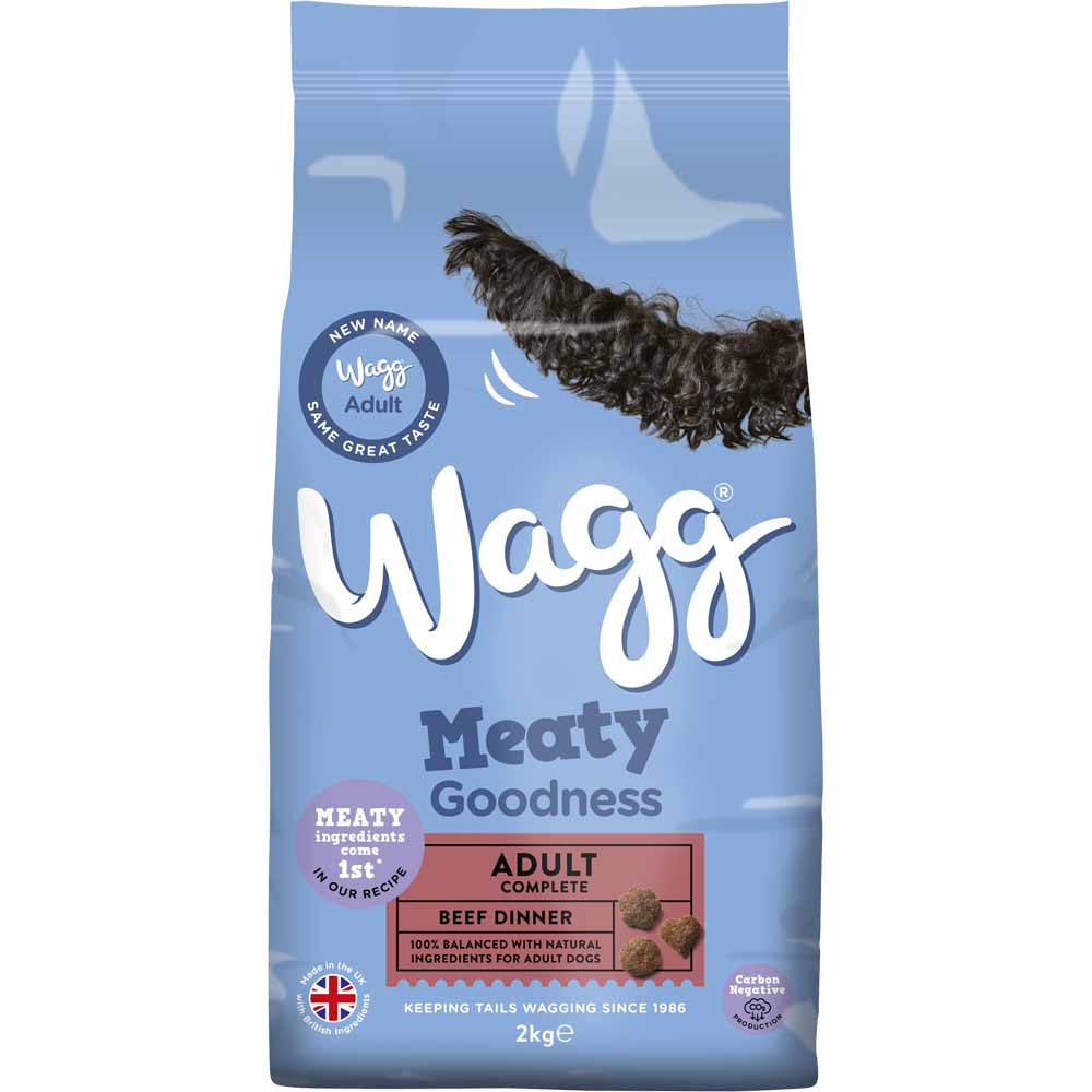 Wagg Meaty Goodness Beef Adult Dry Dog Food 2kg Image 1
