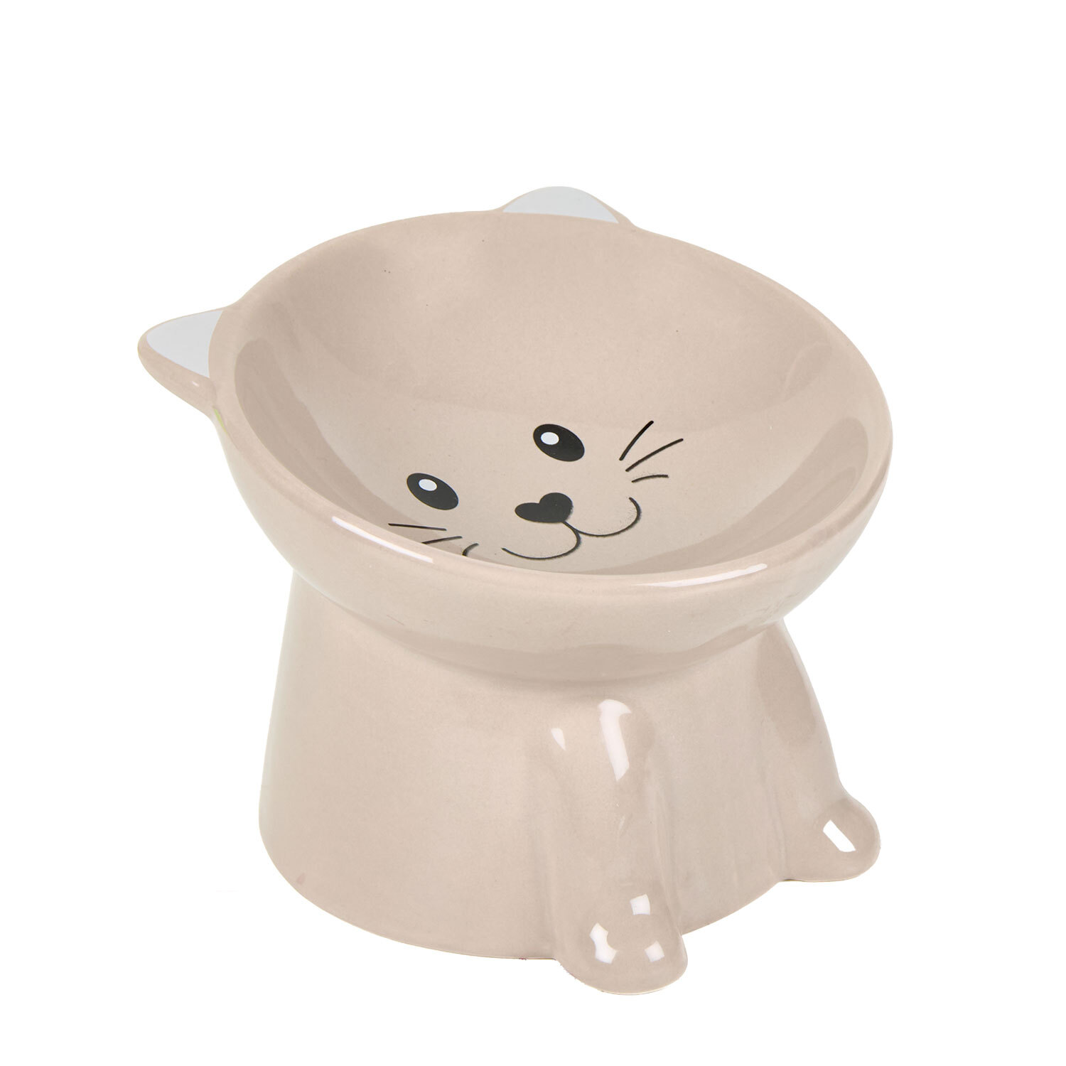 Elevated Cat Bowl Cream Image 2